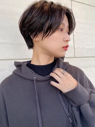 ショート カラー 女性が憧れる ショート/角田愛和のヘアスタイル