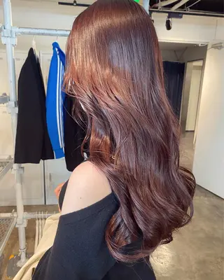 ロング カラー 🌼透明感艶カラー オリーブ🌼河村咲のヘアスタイル