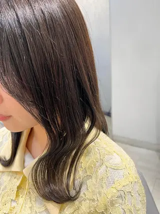 ミディアム カラー パーマ ヘアアレンジ メンズ キッズ ネイル マツエク・マツパ アイブロウ 堀井 凌平のヘアスタイル
