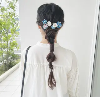 ロング 切りっぱなしボブ 👩🏼ミニボブのヘアスタイル