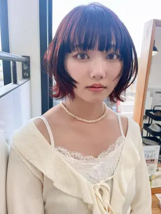 カラー ミディアム saito .のヘアスタイル