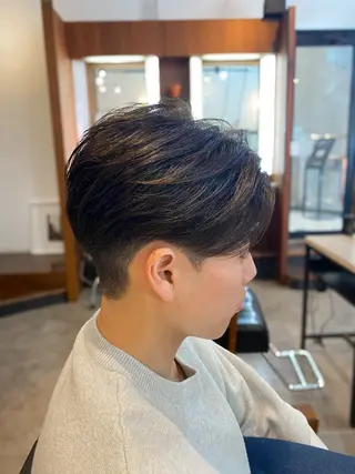 ミディアム パーマ メンズ IRIE HAIR DESIGN所属・IRIE⚡️メンズ/ パーマ⚡️北川聖也のヘアスタイル
