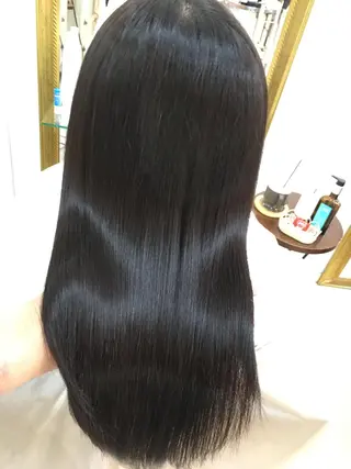 ロング カラー 縮毛矯正⭐️ TAKAHIROのヘアスタイル