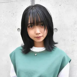 ミディアム 高山🐬髪質改善 池袋で縮毛矯正のヘアスタイル