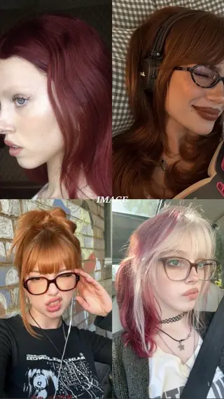 カラー jiire所属・ユイ コハルのヘアスタイル