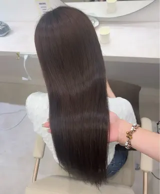 ロング カラー パーマ 巻ける縮毛矯正 Sachi🐰のヘアスタイル