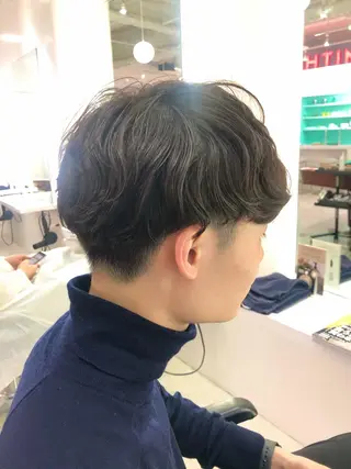 ショート パーマ メンズ GRAND OMOTESANDOのヘアスタイル