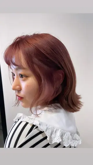 ミディアム カラー BoomBOX所属・HIBIKI/原宿 ハッシュカット🪄のヘアスタイル
