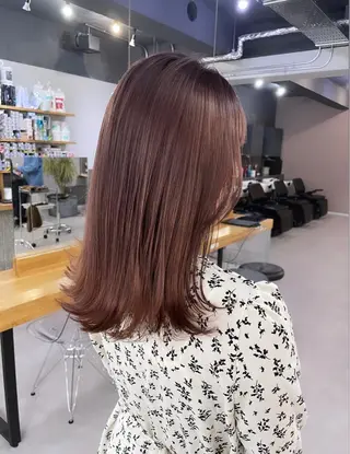 ロング カラー ミルクティーベージュ ❤︎レイヤー　MIAのヘアスタイル