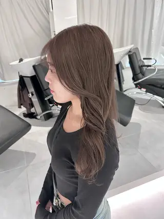 ロング カラー 🪞韓国透けhair 🪞honokaのヘアスタイル