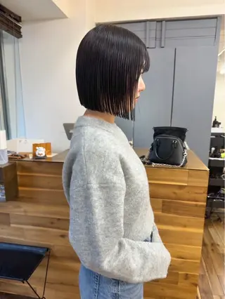 ミディアム siro所属・siro meru 透明感カラーのヘアスタイル