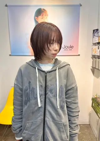 ショート ボブ/ぱつっとボブ/ 谷口 海星のヘアスタイル