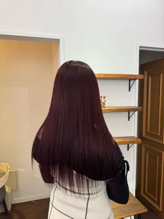 ロング カラー kalm所属・横浜/センターパート /takumiのヘアスタイル