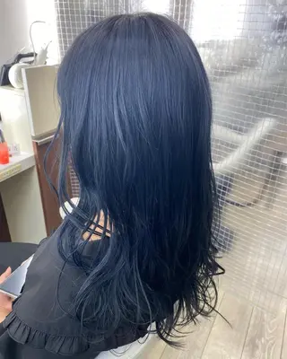 セミロング カラー 市川 博紀 副店長のヘアスタイル