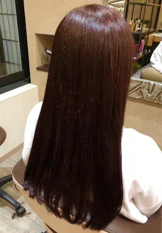 ロング カラー パーマ 森田 真由のヘアスタイル