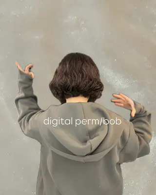 ショート INORI|艶カラ ー|フェイスレイヤーのヘアスタイル