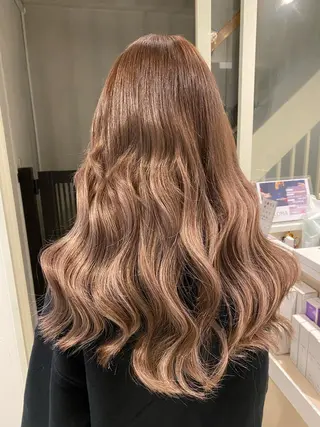ロング 🌈評価No.1🌈 艶髪カラー❌エクステのヘアスタイル