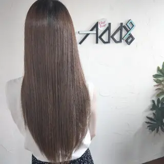 ロング ヘアアレンジ カラー パーマ Add9 柳田健登のヘアスタイル