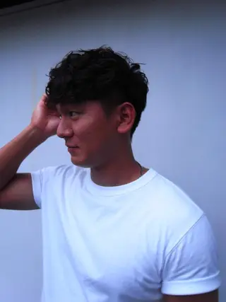 ショート パーマ メンズ パーマ特化/ 藤沢/HYOのヘアスタイル