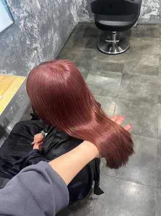 ロング カラー ハイトーンカラー 🦄レイヤーカットのヘアスタイル