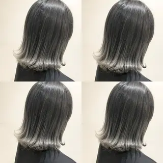 ミディアム カラー 上川 開生のヘアスタイル