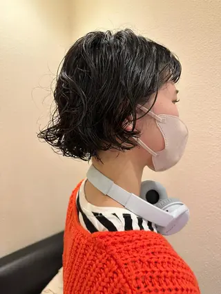 ショート パーマ lelu所属・lelu / 佐々木のヘアスタイル