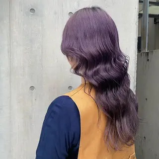 カラー 透明感/韓国風 🤍moeka🤍のヘアスタイル