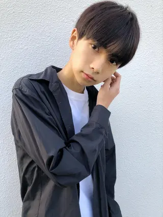 ショート メンズ🍃ナチュラル 韓国風ヘアRENのヘアスタイル