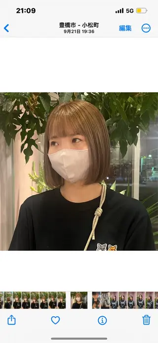 ミディアム カラー カラー/韓国レイヤー /ブリーチ/hinaのヘアスタイル