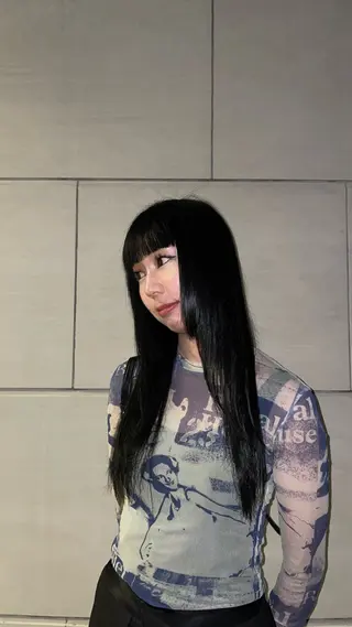 カラー カラー特化美容師 オレンジカラーのヘアスタイル