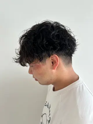 パーマ メンズ 高田 さくらのヘアスタイル