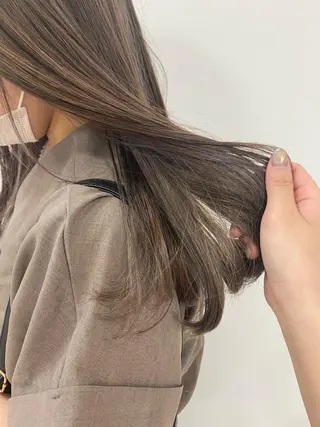 ロング カラー レイヤー/ウルフ🤎 mayo.のヘアスタイル