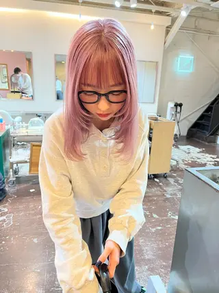 セミロング iru所属・mi kiのヘアスタイル