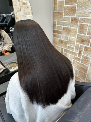 ロング パーマ 栗谷 竜希のヘアスタイル