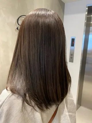 ミディアム 大倉 未波のヘアスタイル