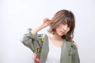 パーマ 神田 菜々子のヘアスタイル
