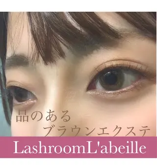 マツエク・マツパ L'abeille YUKIのマツエク・マツパデザイン