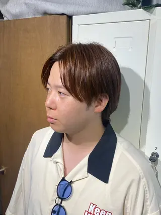 ミディアム カラー メンズ 森田/メンズ⚔️/ 縮毛矯正💕/北千住のヘアスタイル