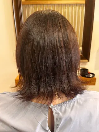 ミディアム 笹原 紗弥加のヘアスタイル