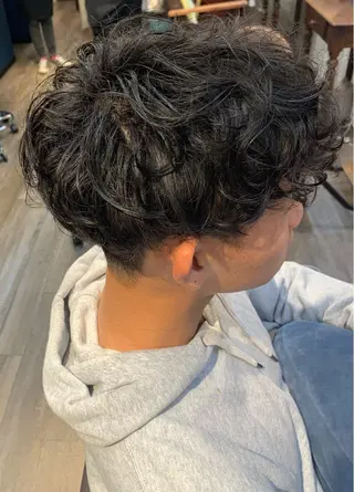 パーマ メンズ 井口 カオリのヘアスタイル