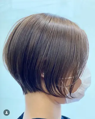 ショート 土田かほ/本日🈳 透明感カラー🍃のヘアスタイル