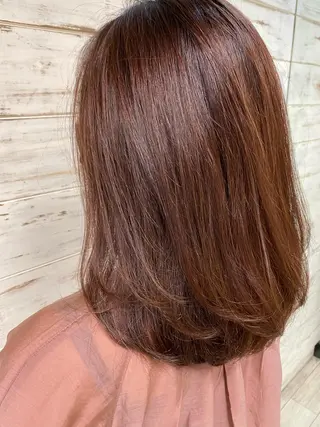 セミロング カラー 日比 貴大/ minim hairのヘアスタイル