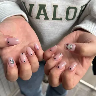 ミディアム 小川 柚香のネイルデザイン