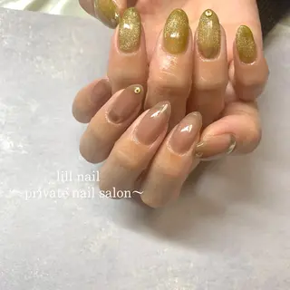 ミディアム pllia beautyのネイルデザイン