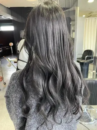 ロング カラー 韓国ヘア🤍 慎之介のヘアスタイル