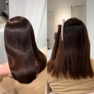 カラー 美髪縮毛矯正/髪質 改善/Lecielのヘアスタイル