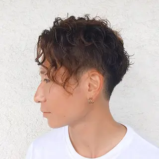 パーマ メンズ メンズサロンLOSS所属・メンズサロン rootのヘアスタイル