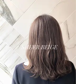 セミロング カラー ヘアアレンジ ✨似合うのその先へ✨ 田中延和のヘアスタイル