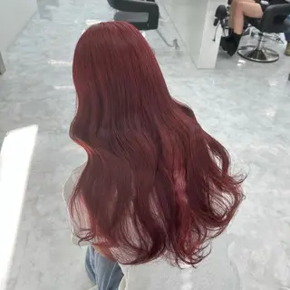 ロング カラー ダブルカラー 韓国ヘアKYONのヘアスタイル