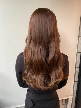 ミディアム カラー ヘアアレンジ 💖うる艶カラー💖 モデル募集💖のヘアスタイル